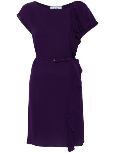 Robe drapée en soie (années 1990) - Prada Pre-Owned - Modalova