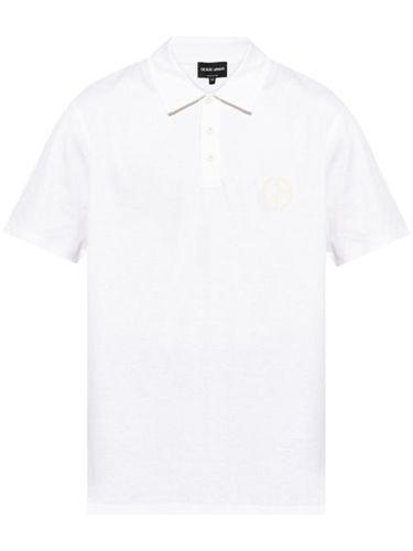 Polo à logo brodé - Giorgio Armani - Modalova
