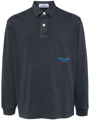 Stone Island polo en coton - Bleu - Stone Island - Modalova