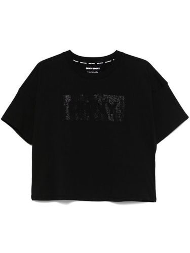 T-shirt à détails de clous - DKNY - Modalova