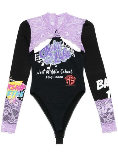 Body détails en dentelle régénérée - Marine Serre - Modalova