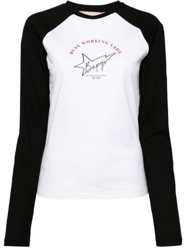 T-shirt en coton à logo imprimé - BAPY BY *A BATHING APE® - Modalova