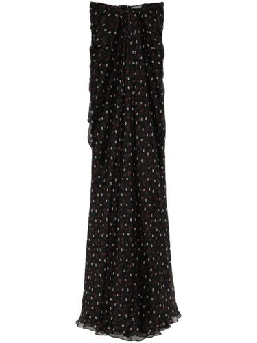 Robe-bustier en soie - Alexander McQueen - Modalova