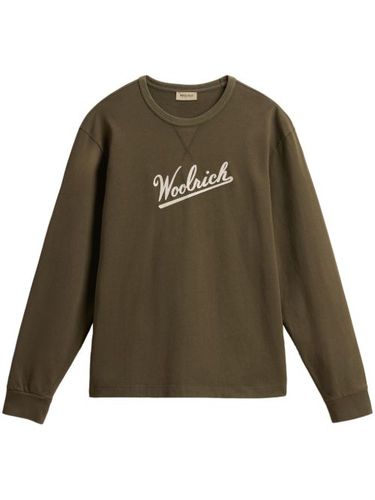 T-shirt en coton à logo brodé - Woolrich - Modalova