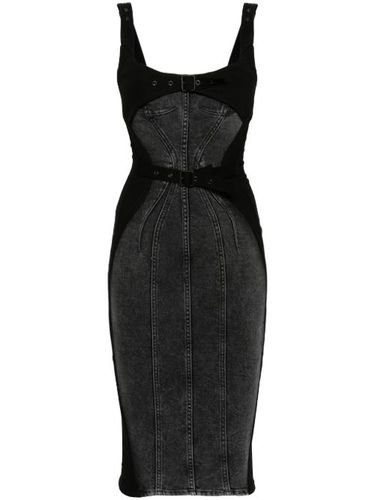 Robe mi-longue en jean - Mugler - Modalova