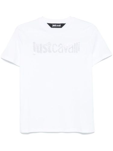 T-shirt à logo orné de cristal - Just Cavalli - Modalova