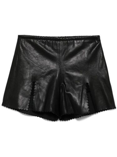 Short en cuir à évents - Blumarine - Modalova