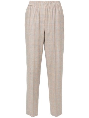 Pantalon fuselé à carreaux - Peserico - Modalova