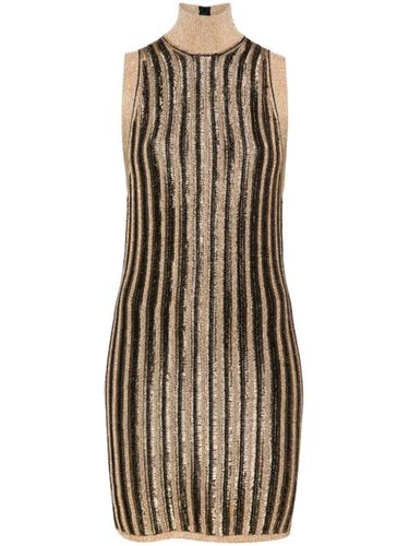 Robe courte en maille nervurée à coupe courte - TOM FORD - Modalova
