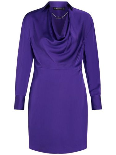 Robe en satin - Karl Lagerfeld - Modalova