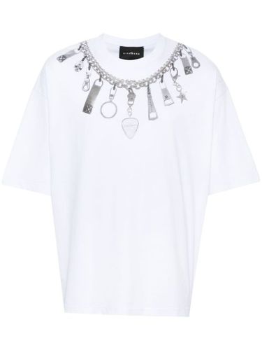 T-shirt à imprimé chaînes - John Richmond - Modalova