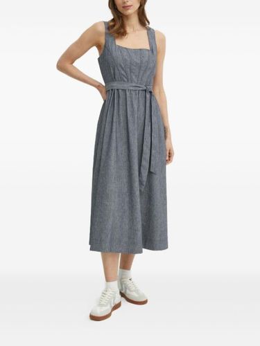 Robe mi-longue à taille nouée - DKNY - Modalova