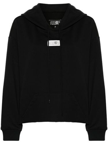 Hoodie à patch numéro signature - MM6 Maison Margiela - Modalova