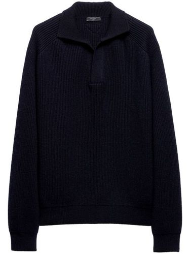 Prada polo en cachemire - Bleu - Prada - Modalova