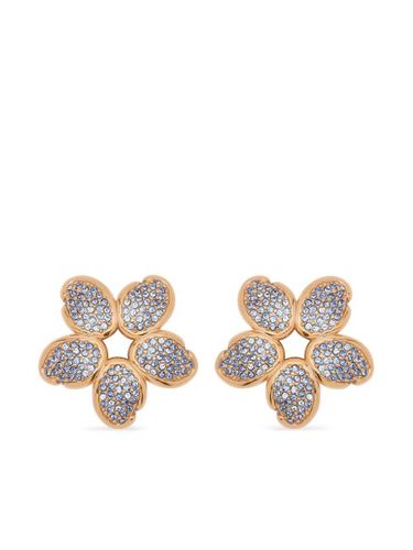 Boucles d'oreilles Crystal O Flower - Oscar de la Renta - Modalova