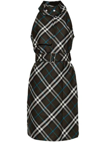 Burberry robe à carreaux - Vert - Burberry - Modalova