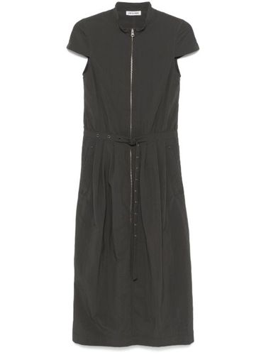 Robe mi-longue à détails plissés - Low Classic - Modalova