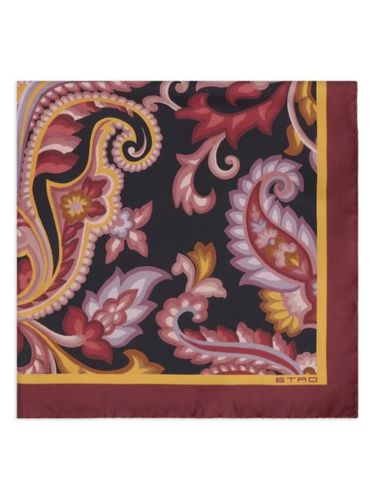 Foulard en soie à imprimé cachemire - ETRO - Modalova