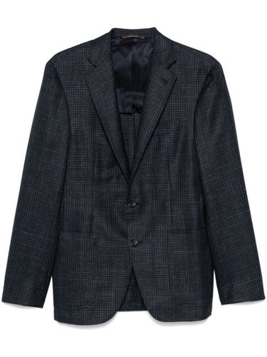 Blazer à motif pied-de-poule - Canali - Modalova