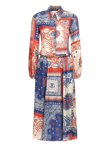 Robe en soie à motif cachemire - Roberto Cavalli - Modalova