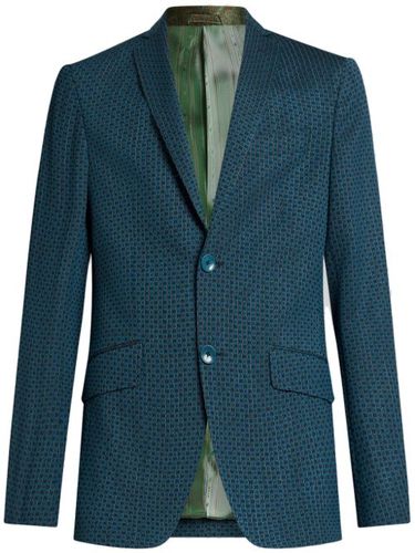 ETRO blazer à carreaux - Bleu - ETRO - Modalova