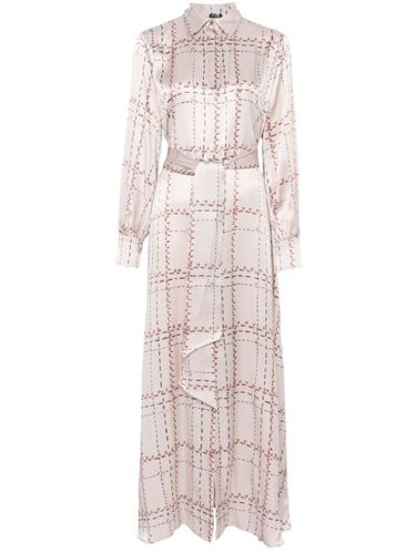 Robe-chemise imprimée en soie - Kiton - Modalova