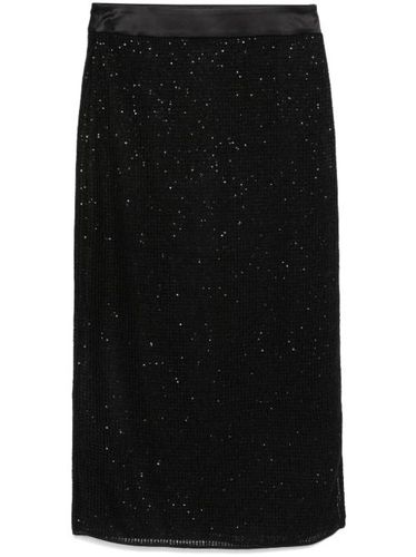 Jupe mi-longue à effet de transparence - Peserico - Modalova