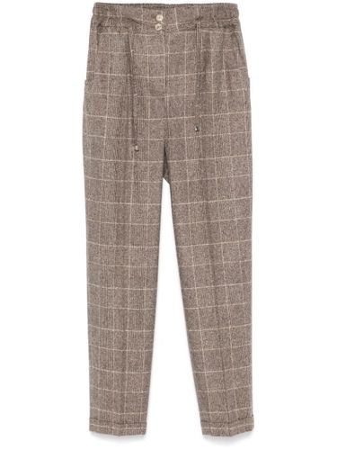 Kiton pantalon à carreaux - Marron - Kiton - Modalova