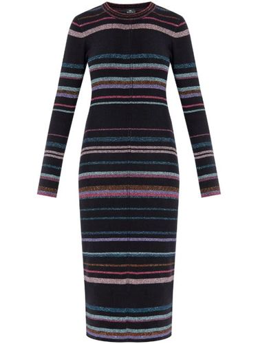 Robe mi-longue à rayures - PS Paul Smith - Modalova