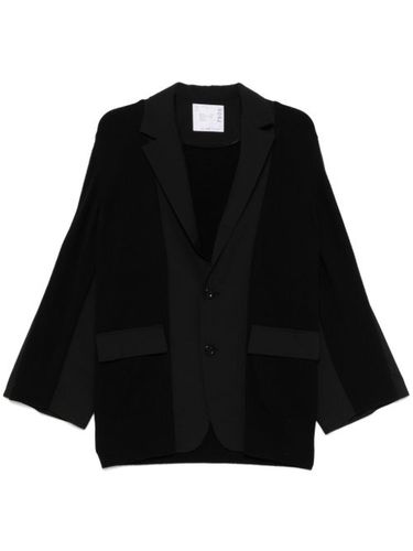 Blazer à empiècements en maille - sacai - Modalova