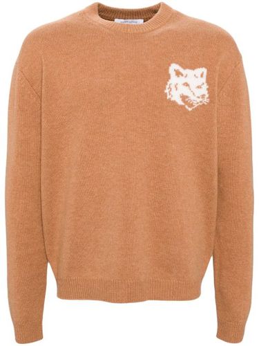Pull à logo en intarsia - Maison Kitsuné - Modalova