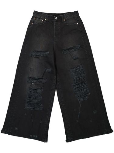 VETEMENTS jean à effet usé - Noir - VETEMENTS - Modalova