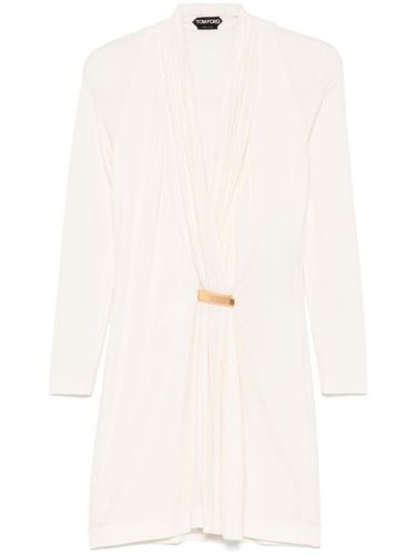Robe courte à col v - TOM FORD - Modalova