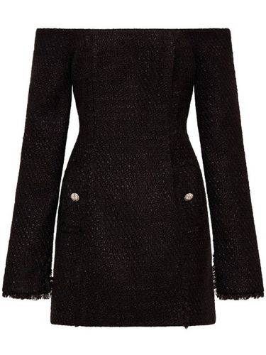 Nicholas robe Sunny en tweed - Noir - Nicholas - Modalova