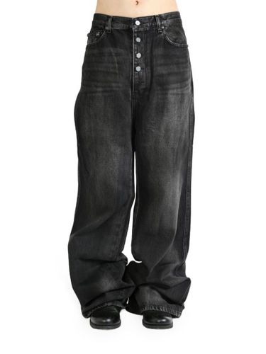 Distressed wide-leg jeans - THUG CLUB - Modalova