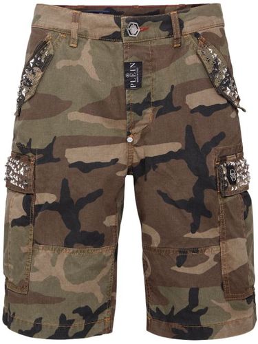 Short cargo à détails de clous - Philipp Plein - Modalova