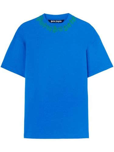 T-shirt à logo au col - Palm Angels - Modalova
