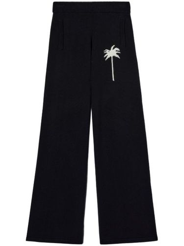 Pantalon en maille intarsia - Palm Angels - Modalova