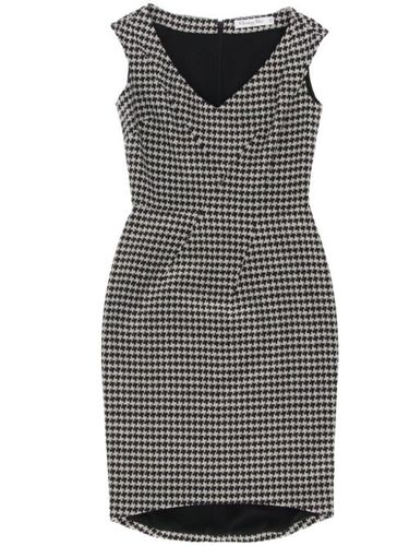 Robe courte à motif pied de poule (années 2000) - Christian Dior Pre-Owned - Modalova