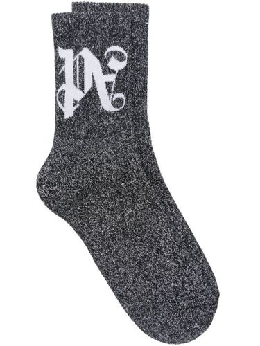 Chaussettes à motif monogrammé - Palm Angels - Modalova
