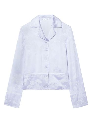 Chemise de pyjama à motif Fresco en jacquard - Off-White - Modalova