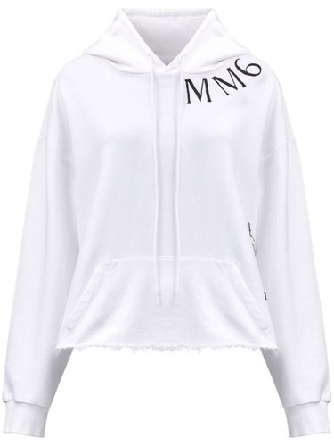 Hoodie à logo imprimé - MM6 Maison Margiela - Modalova