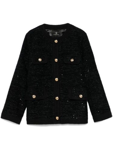 ANINE BING blazer en tweed - Noir - ANINE BING - Modalova