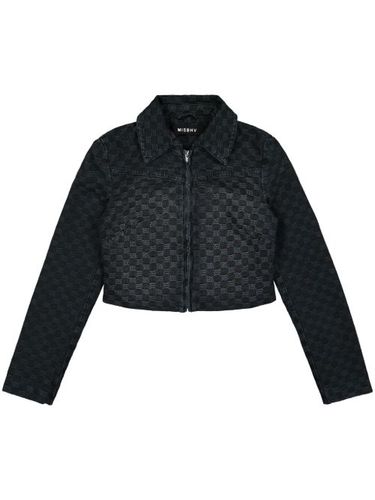 Veste crop à motif en jacquard - MISBHV - Modalova