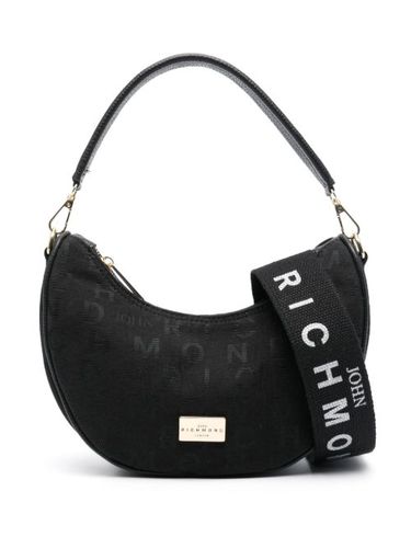 Sac porté épaule à motif monogrammé en jacquard - John Richmond - Modalova