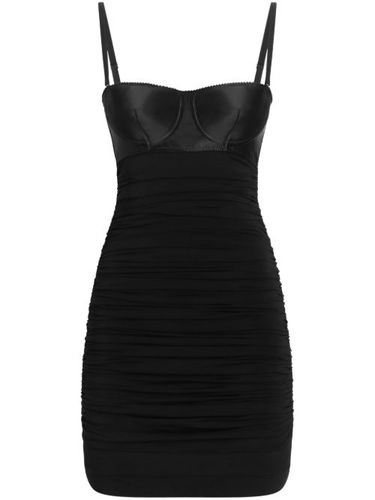 Robe courte à fronces - Dolce & Gabbana - Modalova