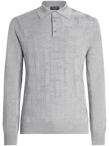 Polo en maille fine - Dolce & Gabbana - Modalova