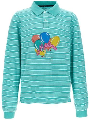 Martine Rose polo à rayures - Bleu - Martine Rose - Modalova