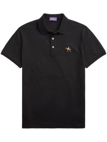 Polo à logo brodé - Ralph Lauren Purple Label - Modalova