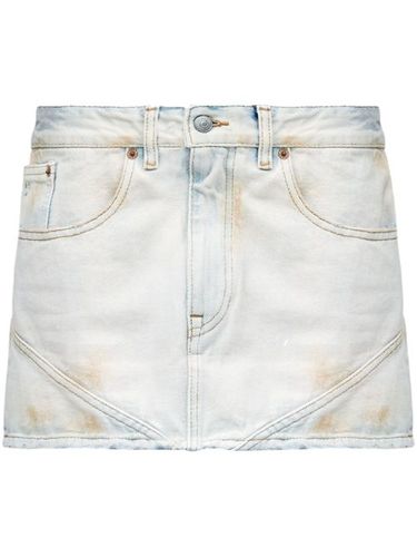 Minijupe à patch logo - MM6 Maison Margiela - Modalova